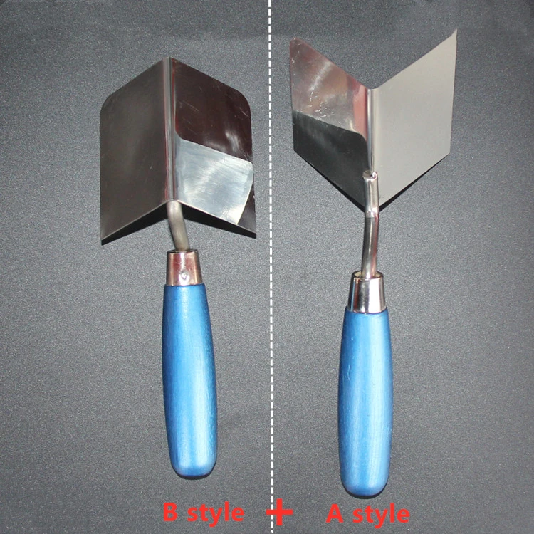 

Stainless steel decorative trowel plaster tools bricklayer Tiling tools wall angle repair scraping knife corner puttying