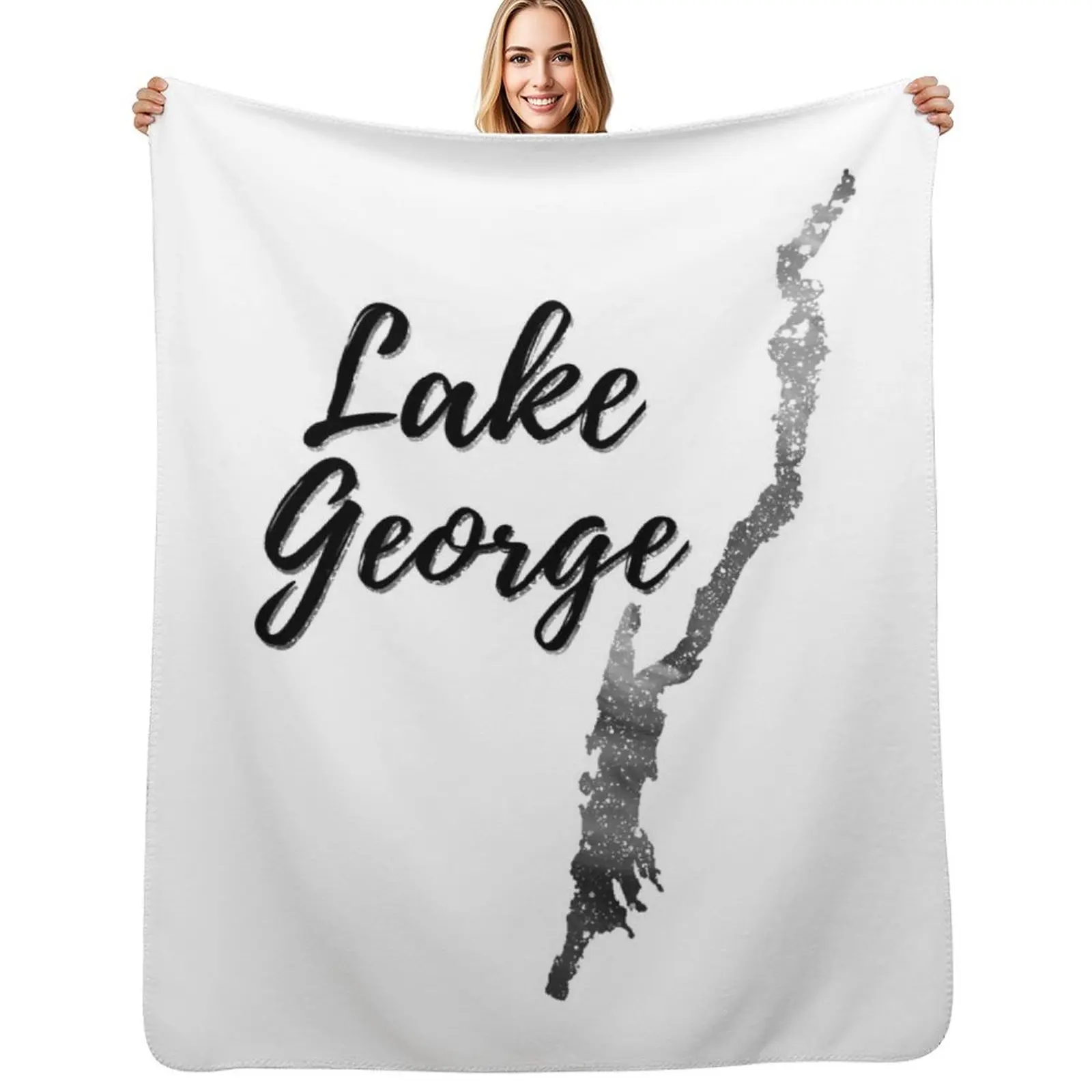 

Lake George (5) Throw Blanket Lightweight Cozy Blanket for Bed Sofa