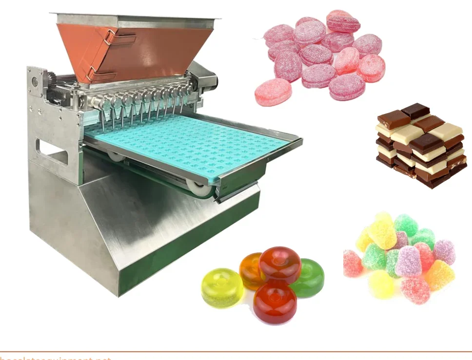 JELLY chocolate gummy depositing filling equipment making machine for candy maker producing sweet small scale confectionery sale