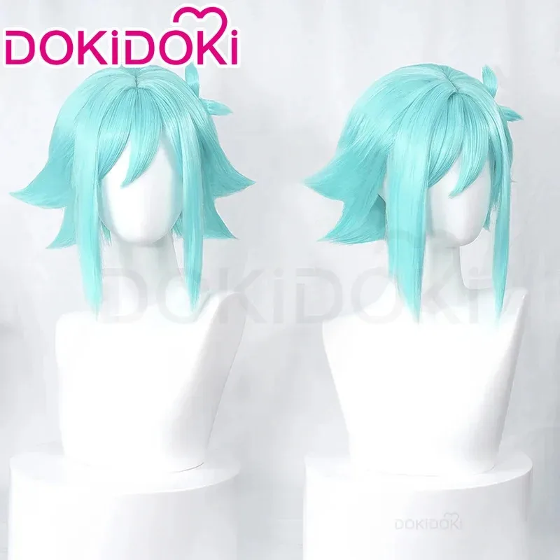 111 لعبة www Omori DOKIDOKI شعر مستعار قصير أزرق أرجواني باسل هيرو كيل كوسبلاي قبعة شعر مستعار مجانية