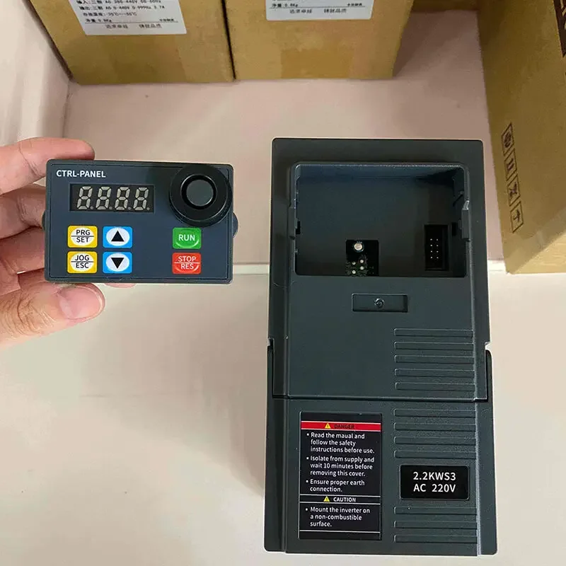 Hars VFD Control Panel Variable Frequency Drive Part 220V/380V 1ph 3ph Variable Converter Inverter Control Panel