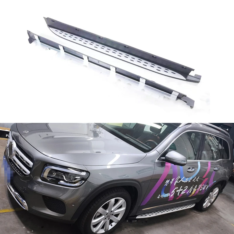 Body Parts Side Step Nerf Bar Aluminium Alloy Running Board For Mercedes Benz GLB X247 2020 2021 2022 2023