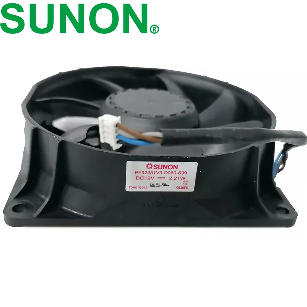 

Brand New SUNON PF92251V3-D060-S99 DC12V 2.21W 9225 4 line projector cooling fan