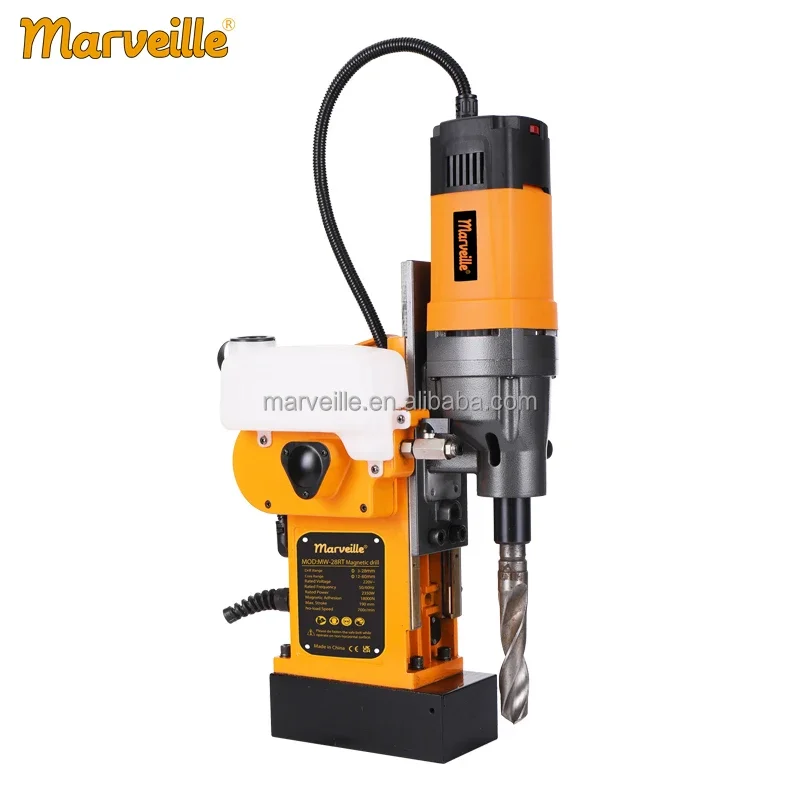 Marveille 220V automatic drilling MW-28RT MT3  electric Heavy  Corded Brushless Industrial 1500W Magnetic Power Drill