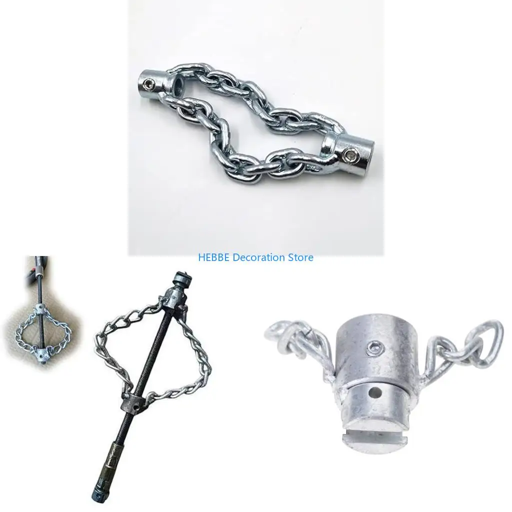 B0KC Steel Drain Unblocking Tool Flexible Shaft Drain Cleaner for Toilet Waste Basin