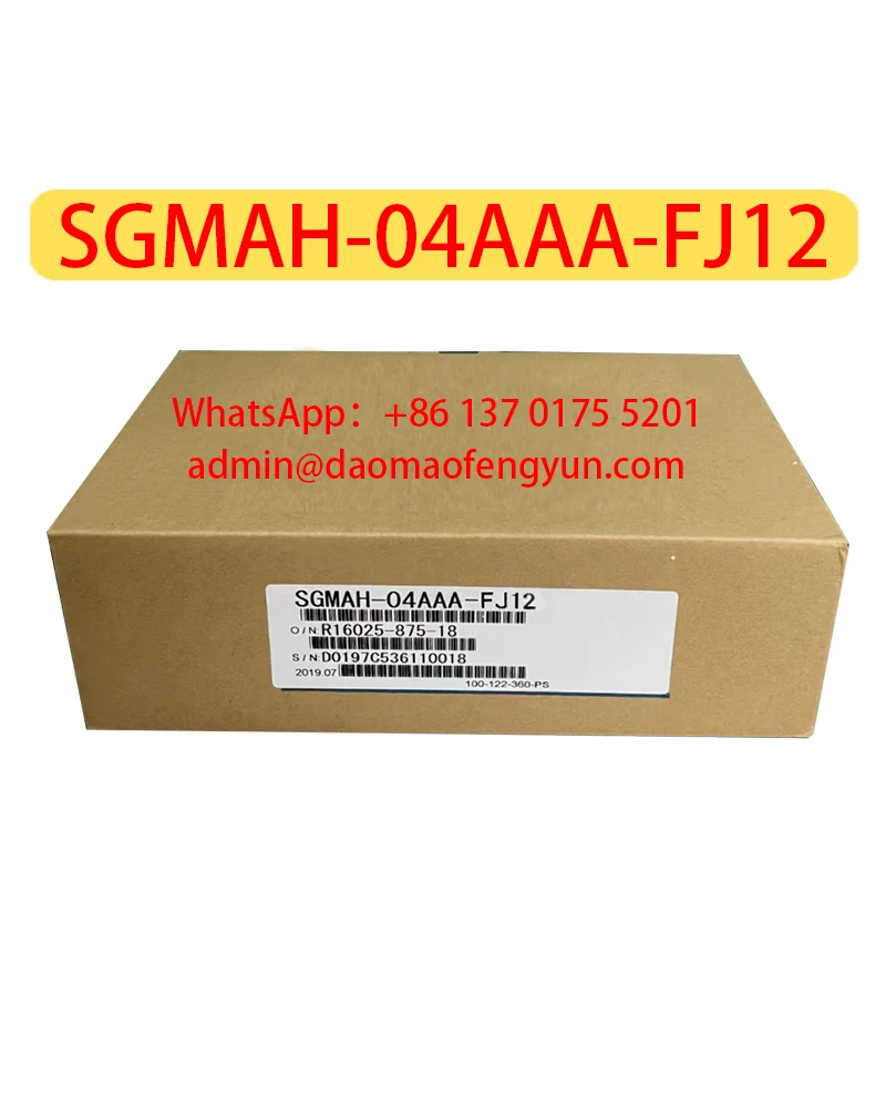 

SGMAH-04AAA-FJ12 Совершенно новый серводвигатель, быстрая доставка