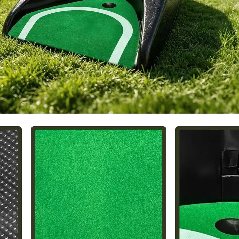 FzcSpeed Golf Automatic Putting Machine - Auto Returning Golf Cup Training Aid for Indoor/Outdoor Practice