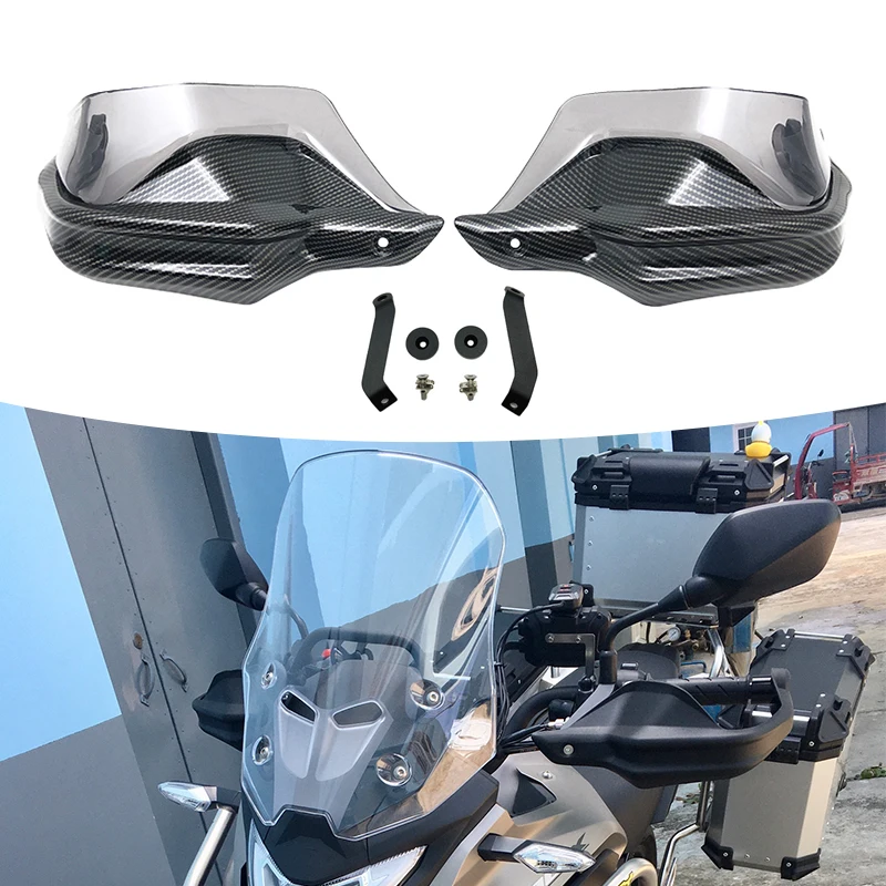 

For HONDA NC750X DCT NC750S NC700X NC 750 X 2013-2023 2022 Carbon Handguard Hand Protection Wind Shield Hand Guards Cover