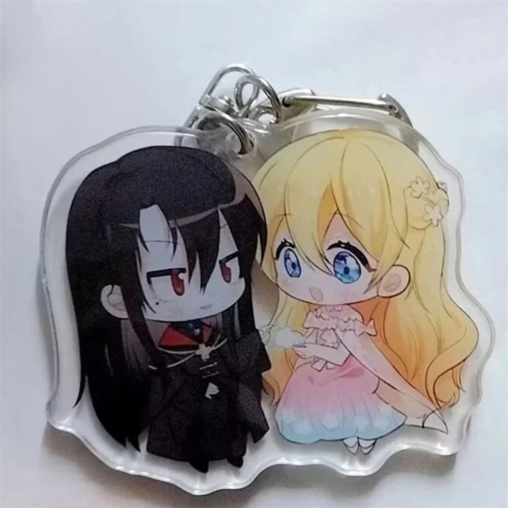 Anime Who Made Me a Princess Atanasia Lucas Key Chain Cosplay Acrylic Keyring Figure Keychain Bag Pendant Accessories Props
