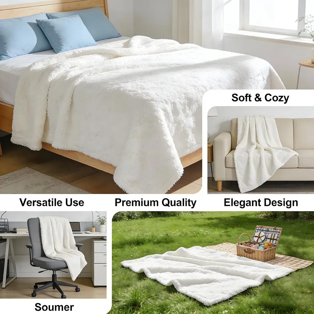 Throw High-Density Short Plush Blanket For Sofa Nap Air-Conditioned Room Skin-Friendly Cute Sexy Anime Characters SUPER SONICO - view 4