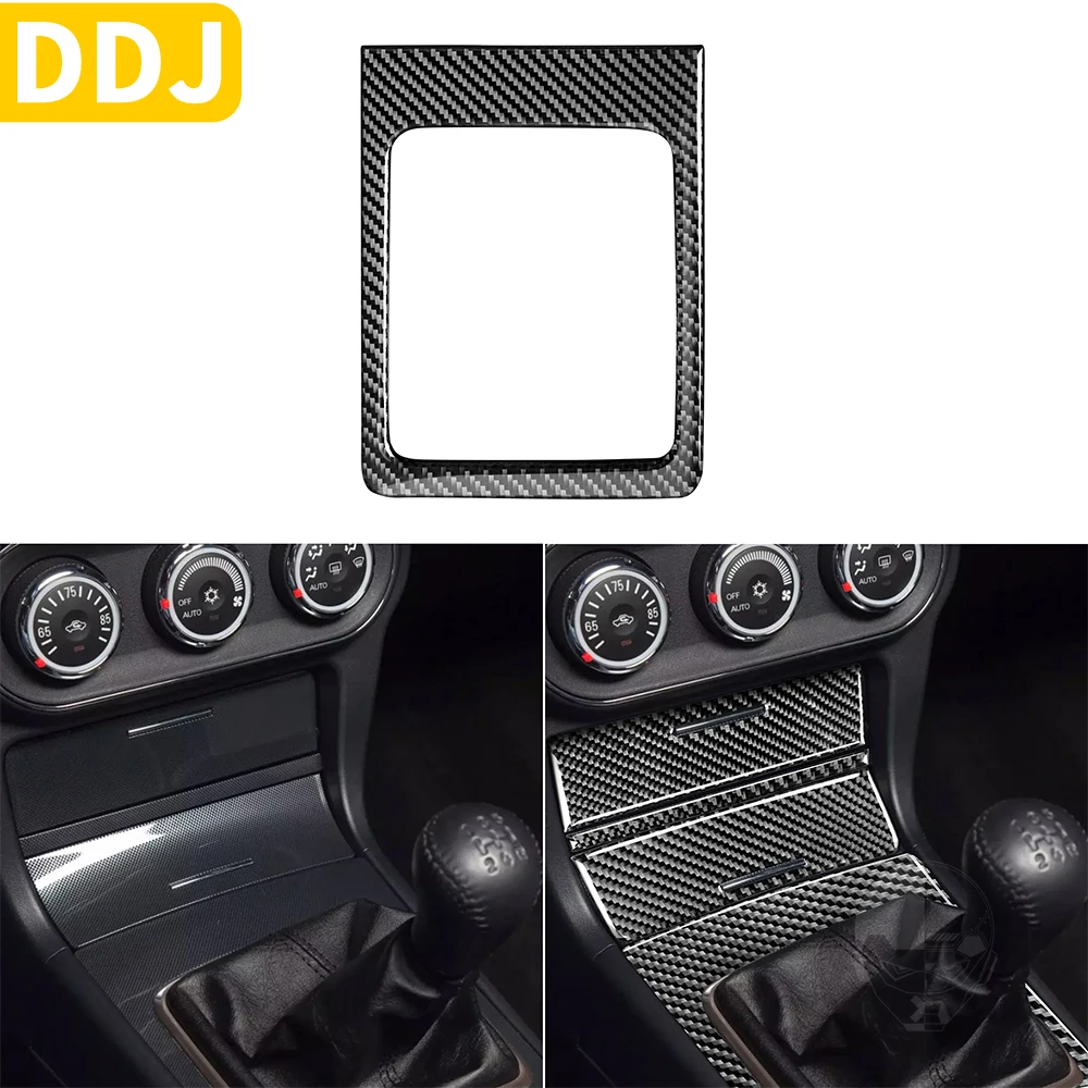 

For Mitsubishi Lancer 2010-2015 Carbon Manual Transmission Surround Sticker Gear Shift Panel Modified Cover Accessories