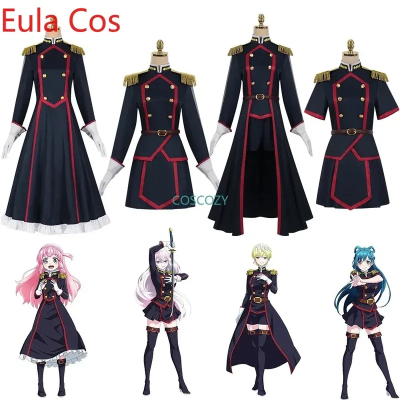 Izumo Tenka/Azuma Himari/Uzen Ky ka/kawamura Nei 코스프레 의상 Mato Seihei No Slave Corps 케이지 군인 유니폼 드레스