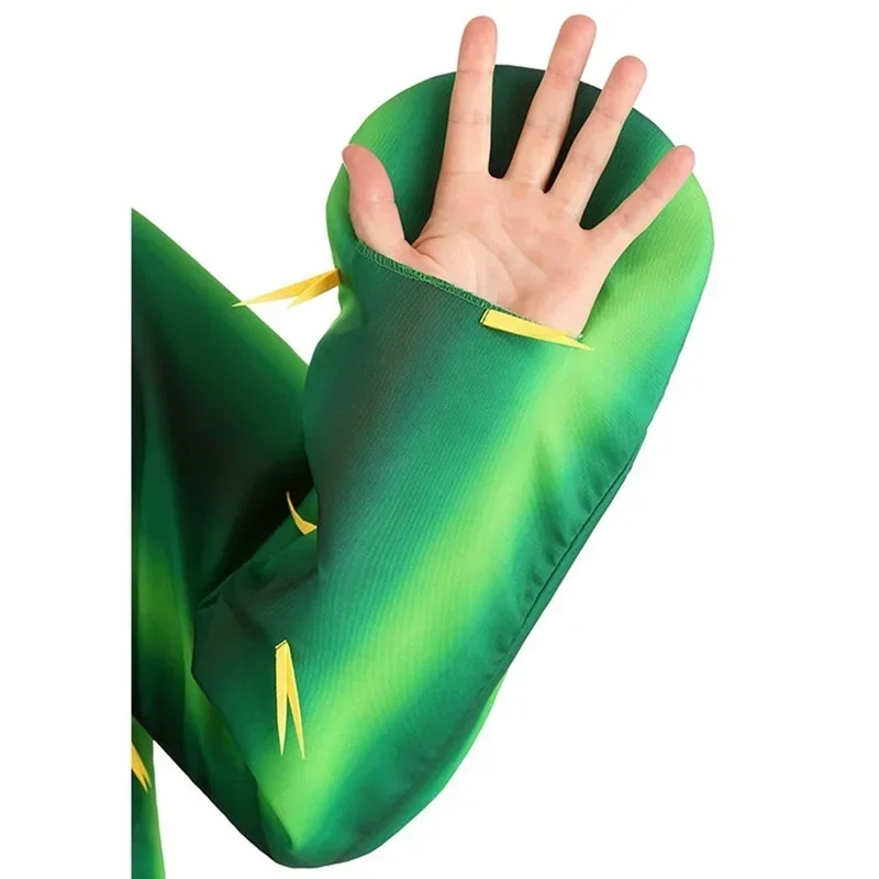 Costume adulto unisex Cosplay festa di festa divertente verde uomo cactus per bambini ragazzo tuta vestito operato MN4