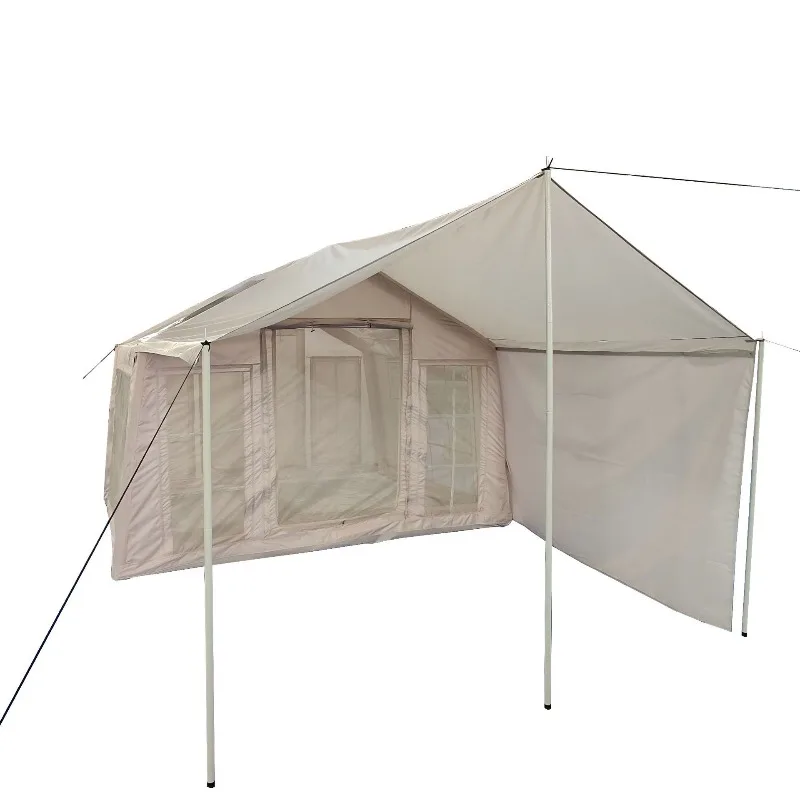

Outdoor cottage camping, camp family one-bedroom one-bedroom Oxford cloth sun and rain protection inflatable tent