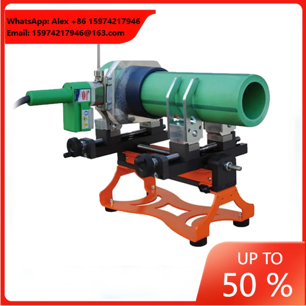 Portable Prisma Jig Socket Fusion Machine 40-110mm Handheld Plastic Pipe Welding Machine Socket Fusion Welder Kit