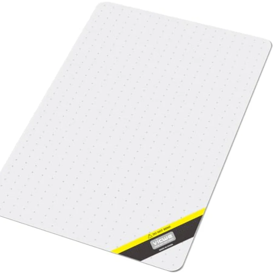 

Office Chair Mat for Carpet 32''x 48'' Computer Desk Chair Mat for Carpeted Floors Easy Rolling Hard Mat for Office Chair on Ca