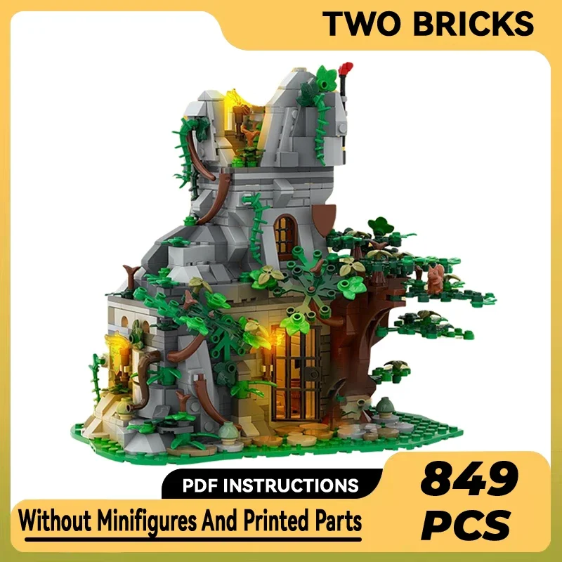 

Medieval Forest Castle Model Moc Building Bricks Forest Outpost Technology Modular Blocks Gifts Christmas Toys DIY Sets Assembly