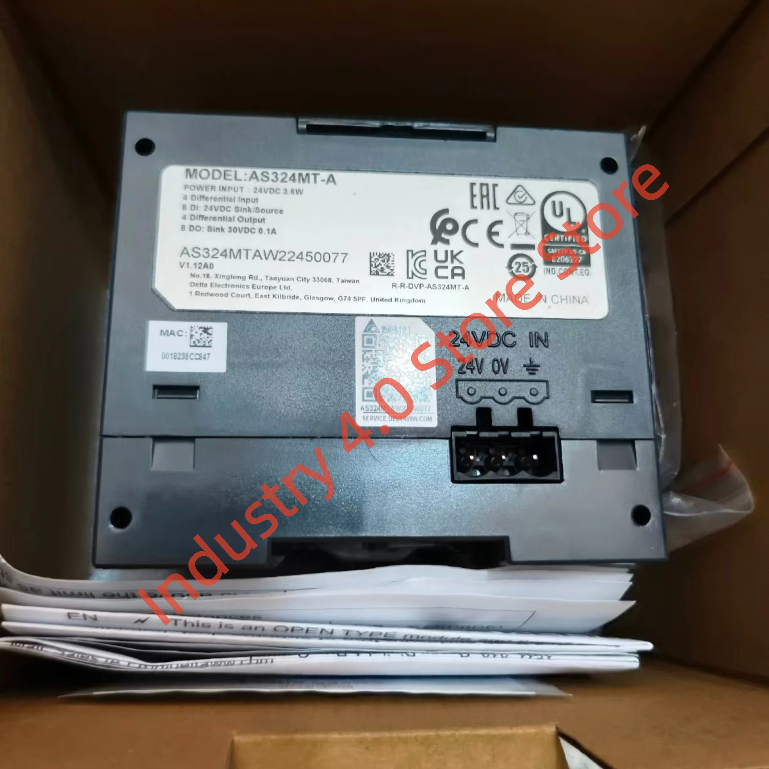 Modul PLC AS320T-B AS324MT-A baru dalam kotak
