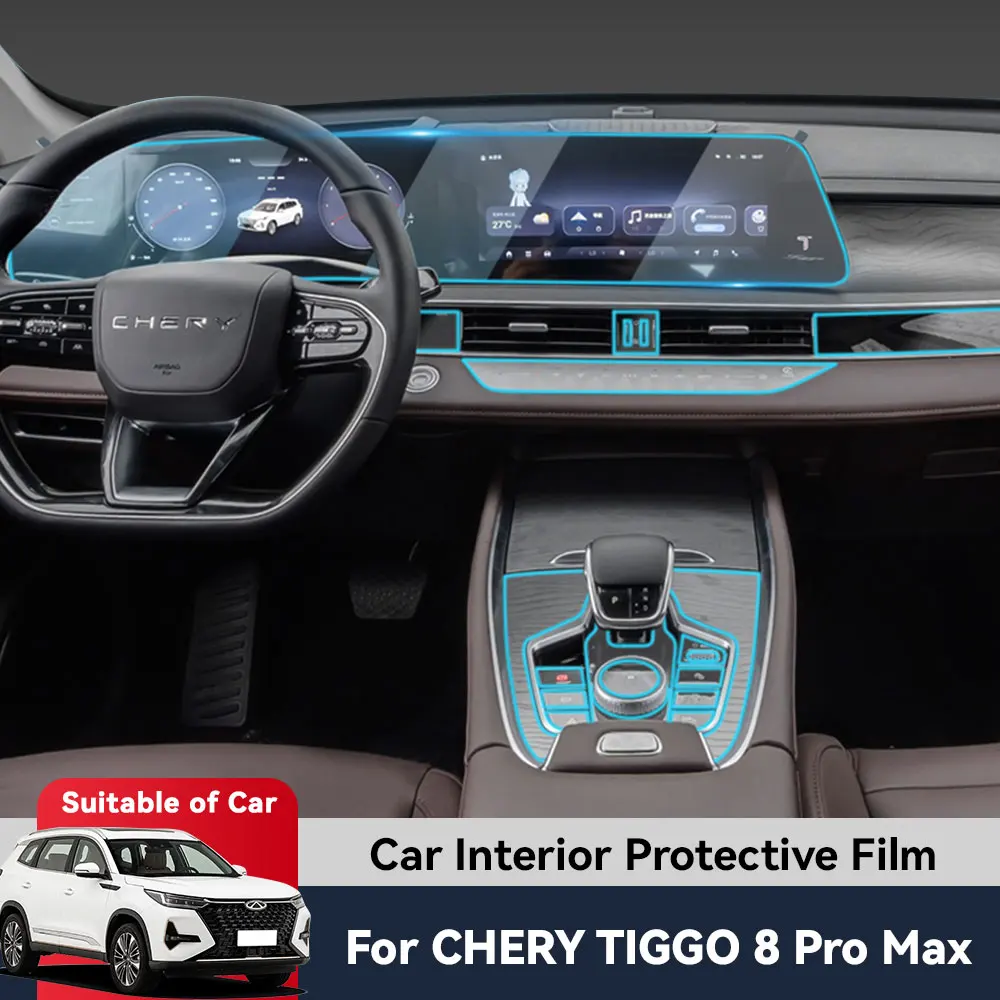 

Auto Central Control Screen TPU Navigation Anti Scratch interior Protection Film GPS Navigation For CHERY TIGGO 8 PRO MAX 2024