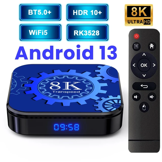 トランススピードAndroid 13.0搭載 8K TV BOX EVパッド他