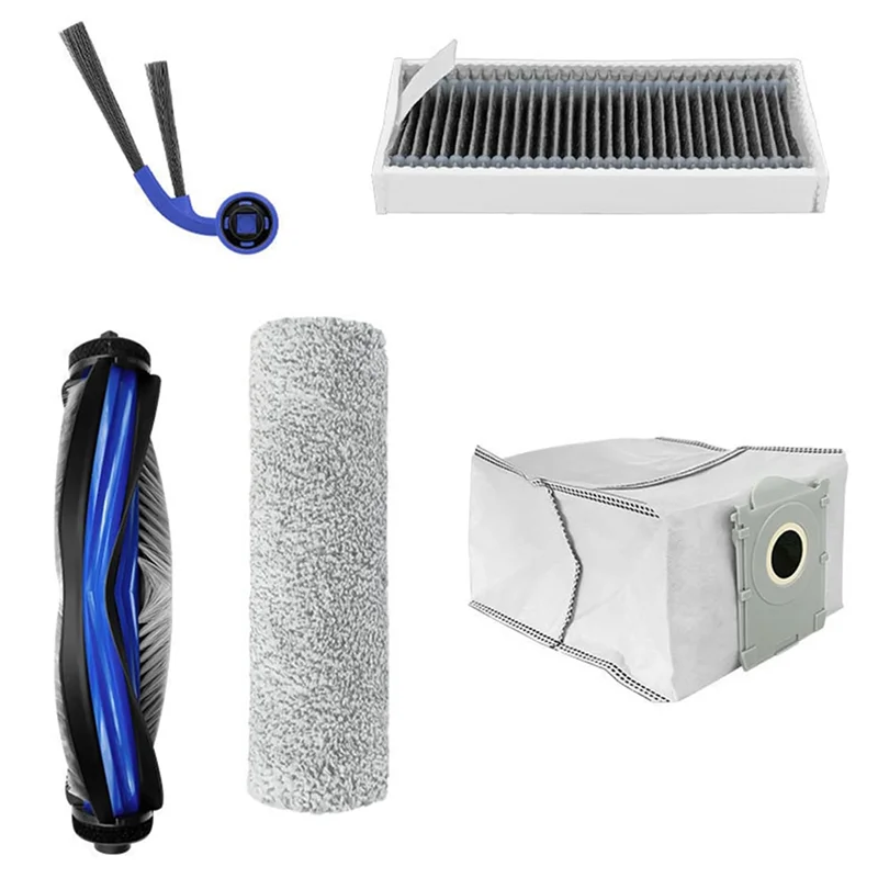 ABUD-Vacuum Parts For Ecovacs Deebot T80 Omni / T80 Robot Vacuum Parts Brush Filter Set