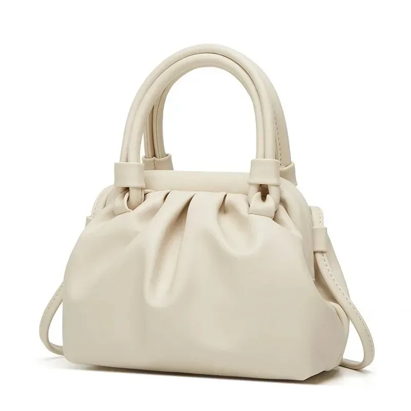 

Новая европейская и американская модная модная сумка-облако, летняя складная простая и универсальная сумка на одно плечо с косым пролетом