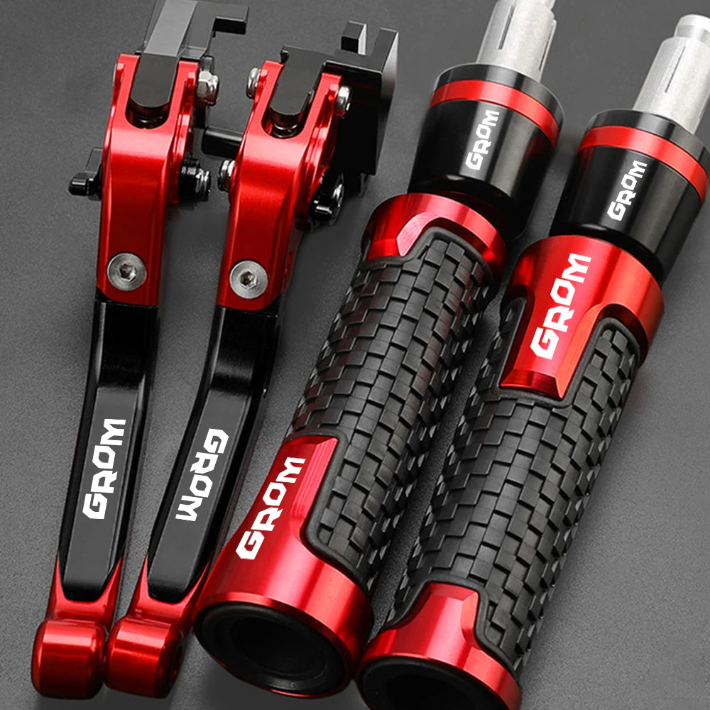 

For HONDA MSX 125 Grom MSX125SF 2013-2020 2019 Motorcycle CNC Aluminum Extendable Adjustable Brake Clutch Levers Handlebar grips