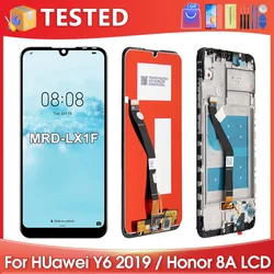 ЖК-дисплей 6,09 ''для HUAWEI Y6 2019 для телефона lex1 LX3 LX1N, сменный сенсорный экран с цифровым преобразователем в сборе