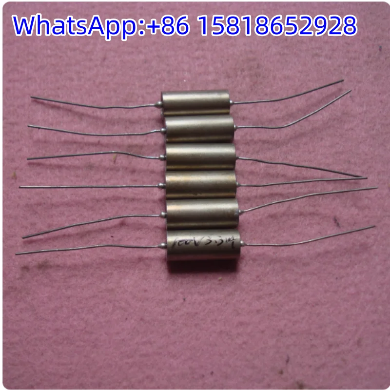 1pcs 100V 3.3UF Discontinued US SPRAGUE capacitor, oil-soaked high-end tube amplifier non-polar capacitor