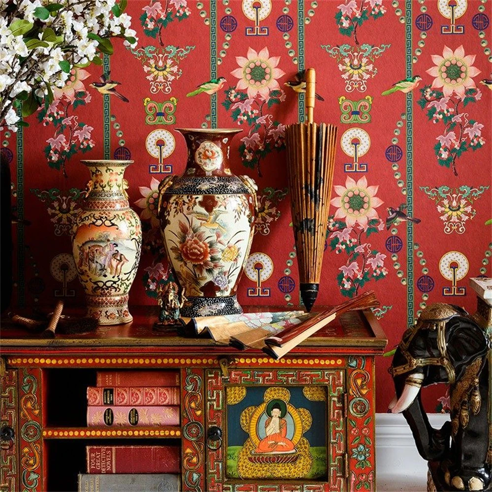 Custom Chuihua Rose papel de parede photo 3D art wallpapers for living room restaurant sofa backdrop 3d wallpaper for walls 3 d