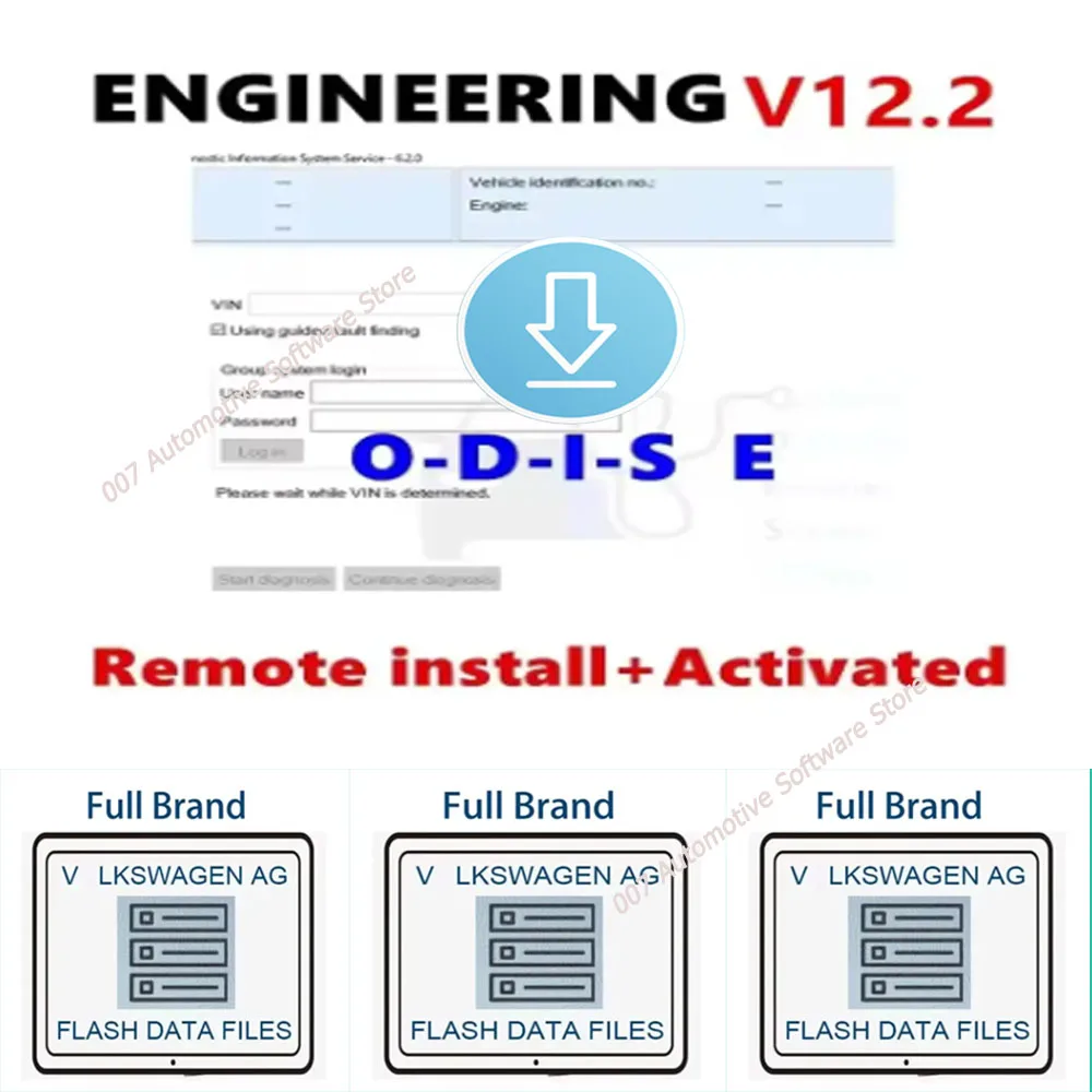 2025 Odis Engineering ECU Firmware Flash Data Files V.W A.U.D.I für S.E.A.T S.K.O.D.A + Odis-E V12.2.0 Software