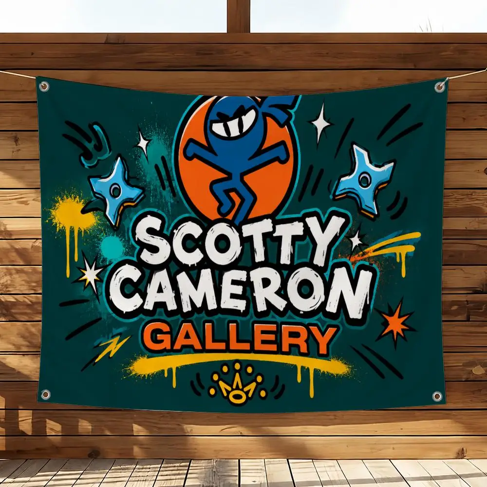 Marke Scotty Cameron Flags Haus- und Gartendekorationsbanner - Wandhängende Flagge für drinnen und draußen – Detail 6