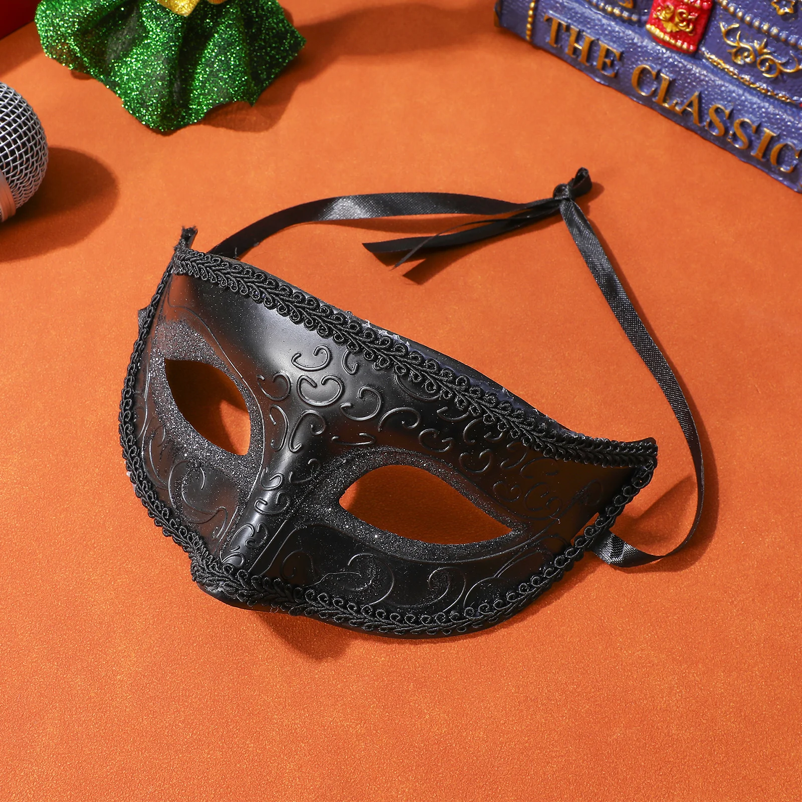 

Elegant Vintage Masquerade Stylish Halloween Party Costume Retro Half Face Mask For Carnival Ball Festival Cosplay Decorative
