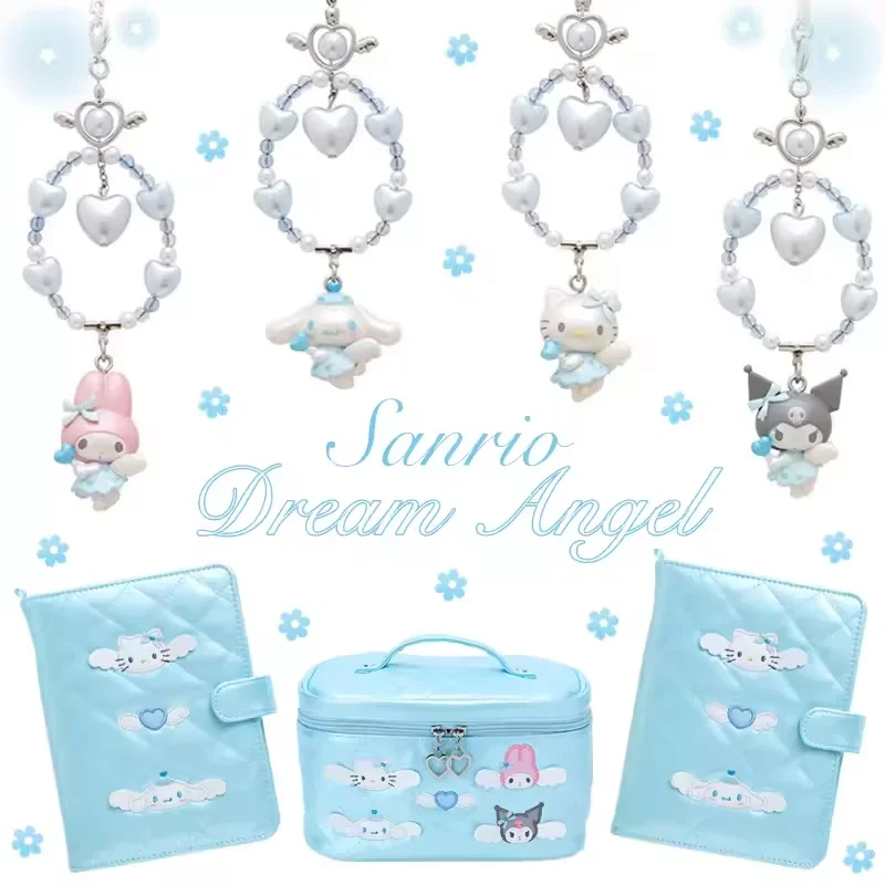 Sanrio – pendentif ailes d'ange de rêve série 2, mélodie Kuromi cannelle Kitty, chaîne de téléphone portable, porte-carte d'album, jouet Anime, cadeau, 2024