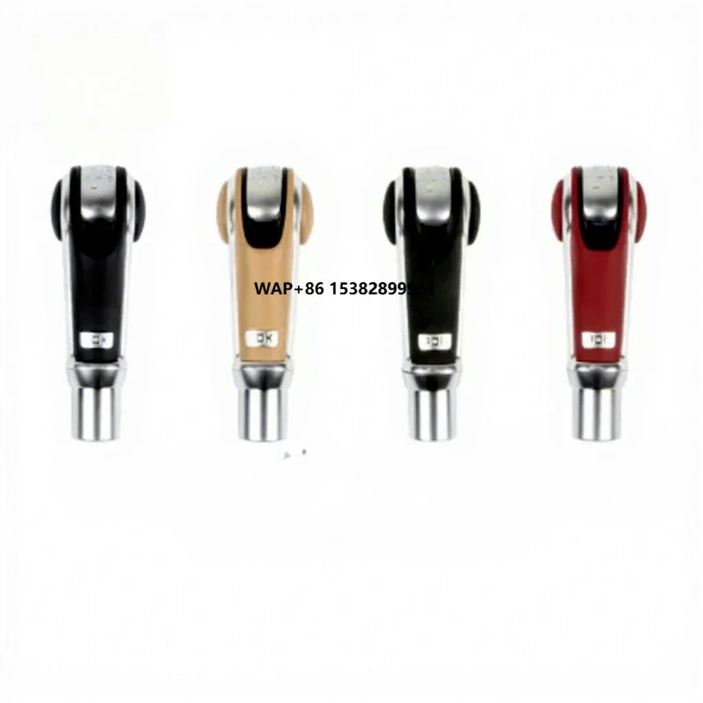 

New for for for 2018-2023 Direct Replacement Carbon Fiber Leather Center Console Gear Shift Lever Knob Kit