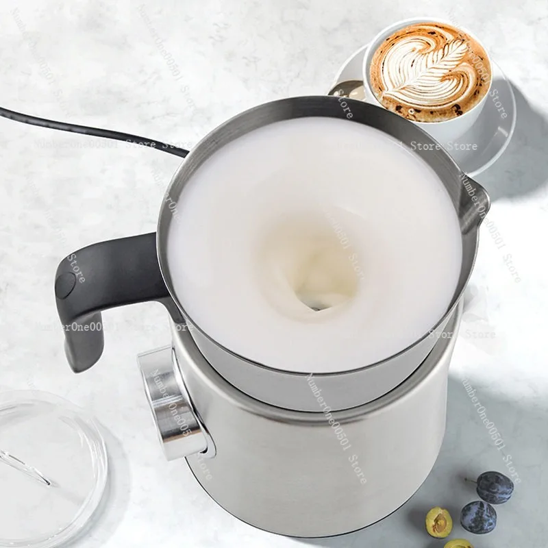 

900ML Electric Milk Frother MF06 Coffee Latte Art Foam Maker Stainless Steel Hot Cold Milk Frother for Home Cafe