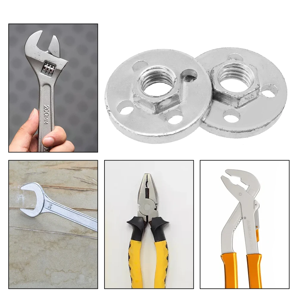 

Pressure Plate Quick and Convenient Pressure Plate Cover Hexagon Nut Fitting Tool for Type 100 Angle Grinder (2pcs)