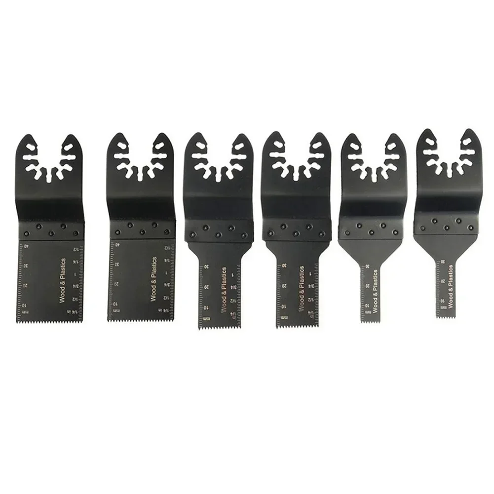 6pcs Oscillating Multi Tool Circular Saw Blade For Renovator Power Cutting Power Tool Accessories For Cutting Wood Plastic