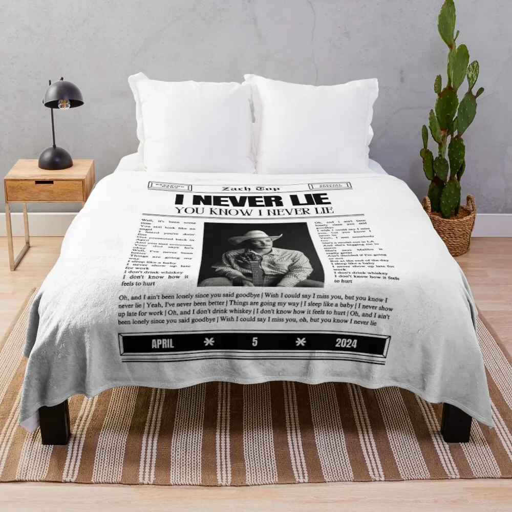 

Never Lie Newspaper Throw Blanket Quilt Designers Blankets