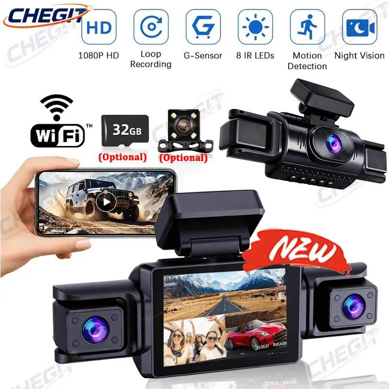 360° Car Camera 3/4…