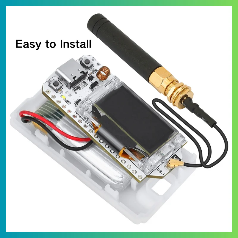 Heltec WiFi LoRa 32 V3 Development Board with Plastic Case ESP32 S3 SX1262 Meshtastic LoRaWAN Compatible OLED Display view 4