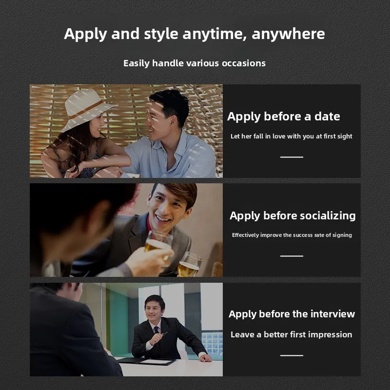 Creme BB RUYI para homens, suaviza a pele naturalmente, disfarça imperfeições e marcas de acne, creme tonificante masculino natural à prova d'água.