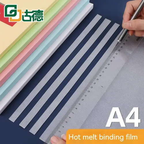 Máquina de encuadernación de fusión en caliente, tira de pegamento, máquina de encuadernación de pegamento, película de contrato, sello de sobre, suministro de encuadernación de oficina, 1/5/10 Uds.