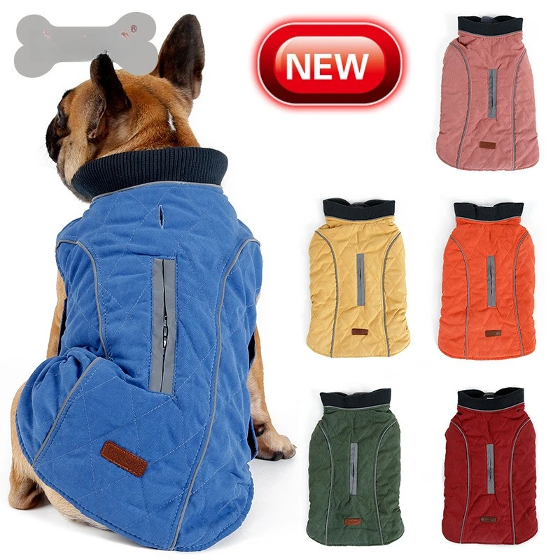 Abrigo Cálido de Invierno para Perros Grandes, Chaleco Reflectante para Mascotas, Chaqueta para Perros Pequeños, Medianos y Grandes, Bull Terrier, Weimaraner, Disfraz para Perro
