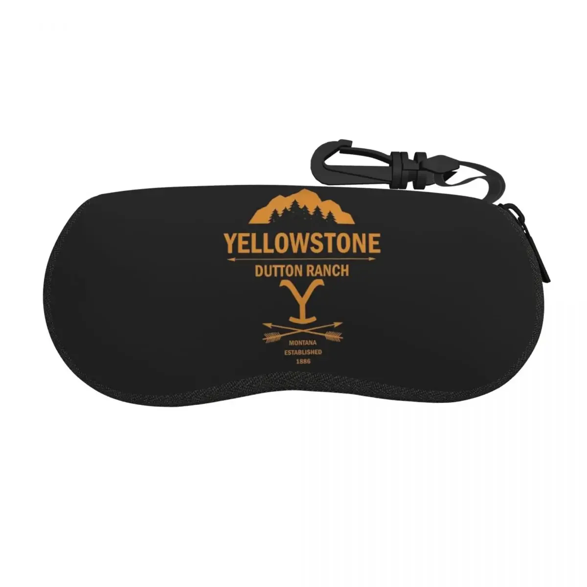 Yellowstone Dutton Ranch Shell Glasses Case Protector Sunglasses Box Women Men Soft Eyeglass Bag Pouch