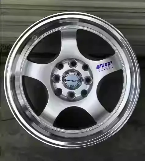 15 16 17 18 19 Inch 4x100 5x108 5x112 5x114.3 5x1143 5x120 Passenger Car Cast Hub Alloy Deep Dish Rims Work Meister S1 Wheels