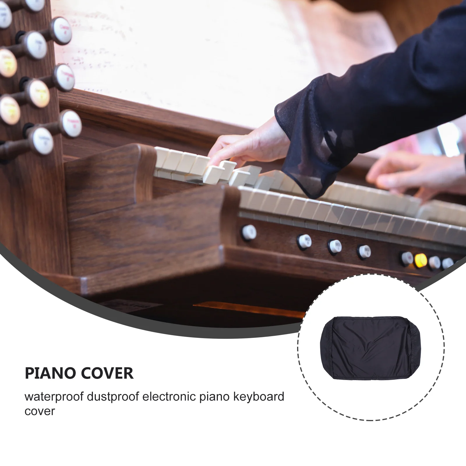 

Piano Keyboard Cover Scaffolding Case 88 Keys Padded and Electric Elastic Electronic Bag Bracket for