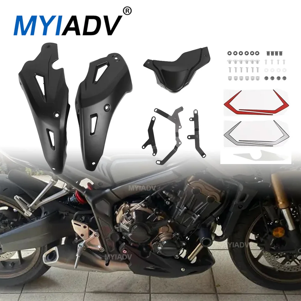 

Motorcycle Belly Engine Spoiler For Honda CB650R 2019-2023 CB650F CB650FE Lower Body Guard Panel Frame Fairing Cover Protector