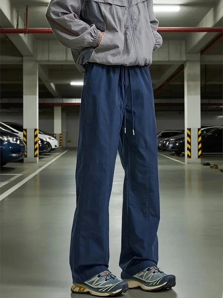 

Мужские летние тонкие брюки для работы и активного отдыха в американском стиле High Street: прямые, для альпинизма и спорта, повседневные