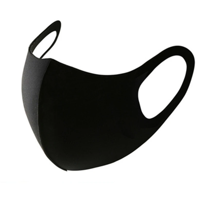 2/4/6 pièces masque de mode glace soie contour d'oreille bouche masque étanche Anti-poussière coupe-vent adulte masque lavable réutilisable bouche respirateur